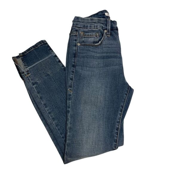 Good American Split Hem Crop Jeans Style GLCSS103T Size 2 /26 - Picture 3 of 11
